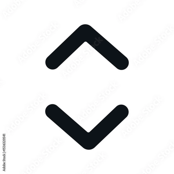 Fototapeta Clean and Minimalist Outline Icon of arrows 