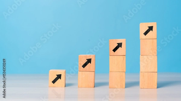 Obraz Business growth concept