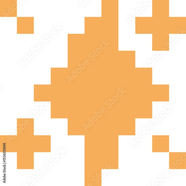 Fototapeta Retro Sparkle Pixel Art