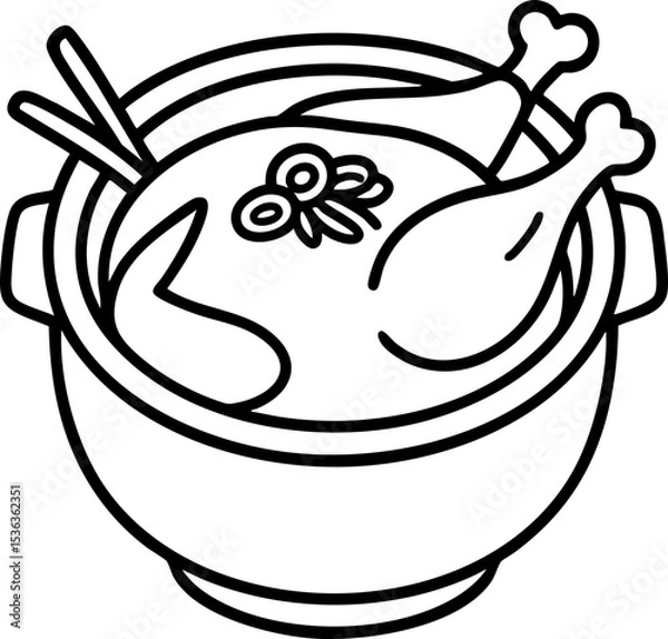 Obraz 복날 삼계탕