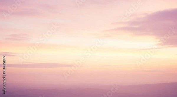 Fototapeta Serene ocean sunset with colorful sky and calm water