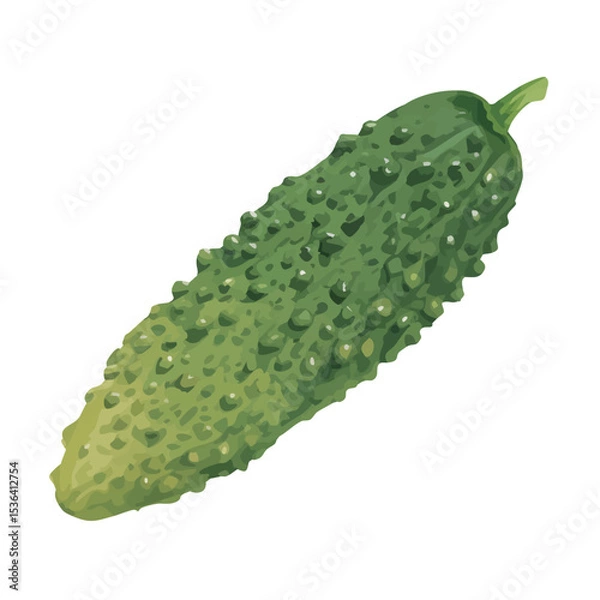 Obraz 水彩で描いたゴーヤのイラスト