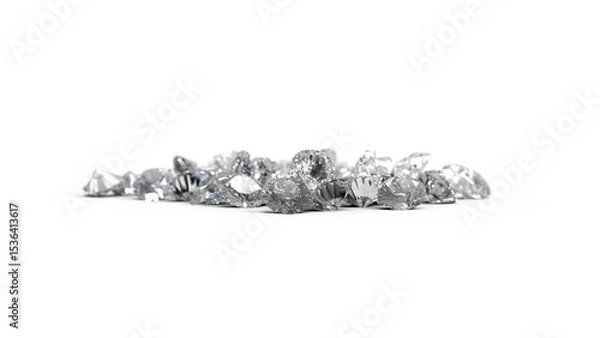 Obraz レンダリングされたダイアモンド　CG	
