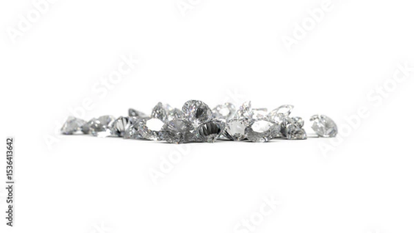 Obraz レンダリングされたダイアモンド　CG	
