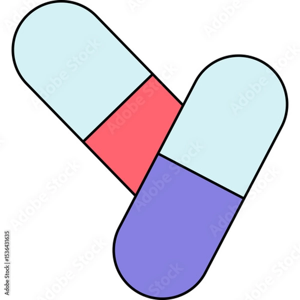 Fototapeta Science Flat Icon