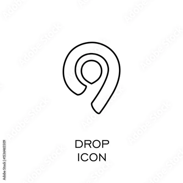 Obraz DROP ICON