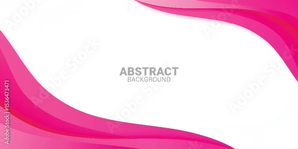 Fototapeta Free vector abstract pink and yellow shape background