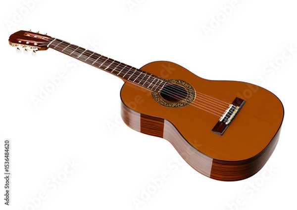 Fototapeta Electric guitar graphic with transparent background in PNG format, ideal for rock music themes and musical projects.