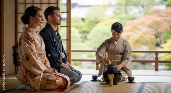 Obraz 日本の茶道文化を体験：インバウンド観光客も大満足