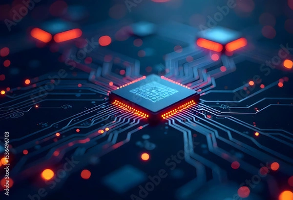 Obraz electronic circuit board