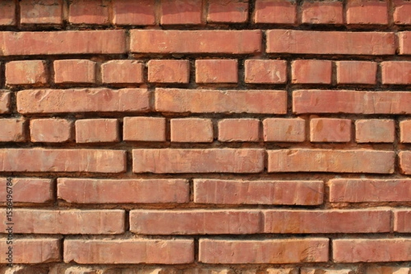 Obraz old brown brick wall background