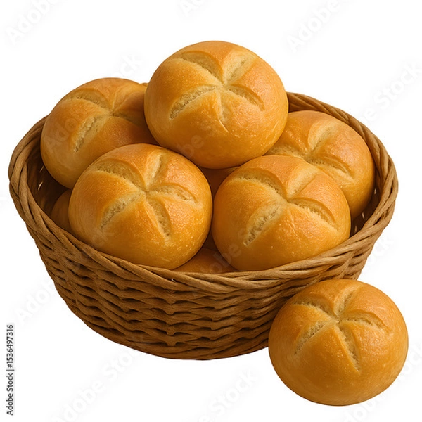 Obraz basket of bread
