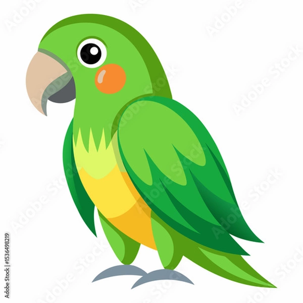 Fototapeta parrot on a branch