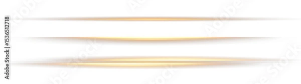 Obraz Glistering light line twirl gold, light line twirl gold yellow curve an elegant PNG Overlay with glowing swirl effects, sparkles, and a transparent white background, perfect for dynamic designs.
