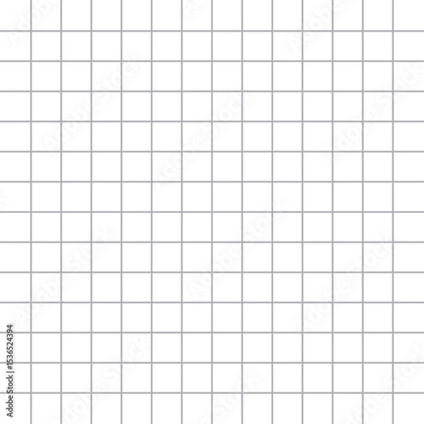 Fototapeta Background sheet of a squared notebook, paper texture.
