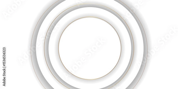 Obraz Title: Concentric linear offset white and color gradient rings of circles steps from top background wallpaper banner backer technology design, website backgrounds, and social media graphics.

