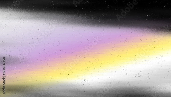 Obraz Dust and scratches design. Aged photo editor layer. Black grunge abstract overlay background. Copy space.