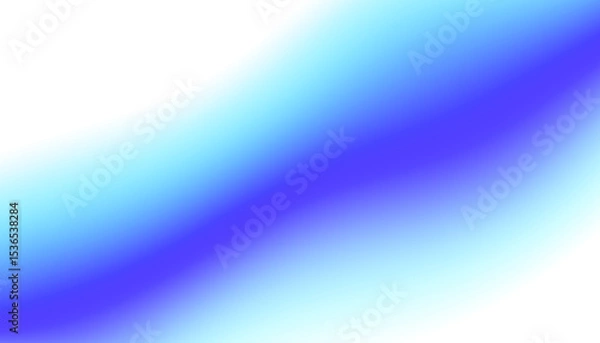 Obraz Overlay abstract blue gradient on transparent background. Elegance wavy gradient