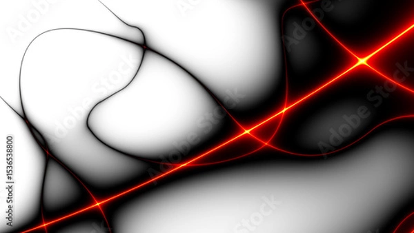 Obraz Floating embers sparks futuristic lines background PNG transparent. Opacity or screen mode usage for overlay