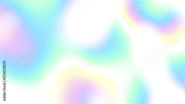 Obraz Colorful gradient shape blur. Blur Gradient Shape transparent PNG shape gradient Shining circle holographic blurred shape rainbow colors. Abstract design