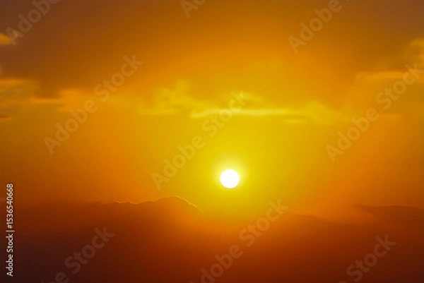 Obraz sun and clouds