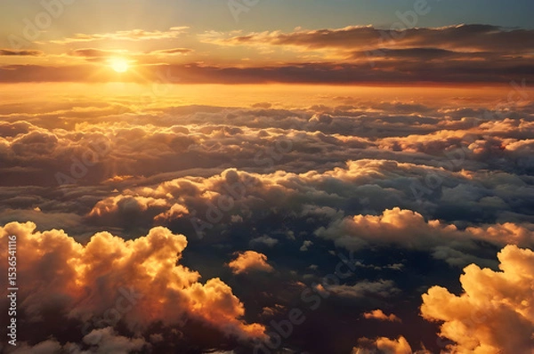 Obraz sunset in the clouds