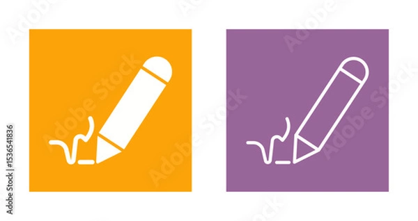 Fototapeta E signature Icon Design