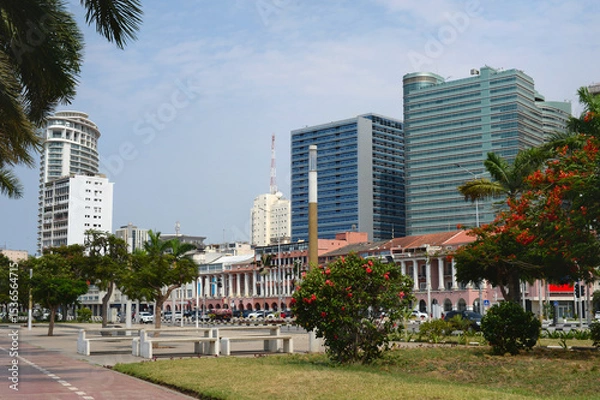 Fototapeta Luanda Marginal business architecture. Angola