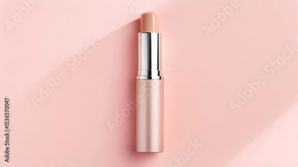 Obraz Precision Contour Stick on light pink background