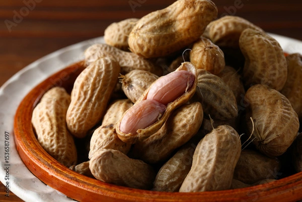 Obraz 塩茹でした落花生