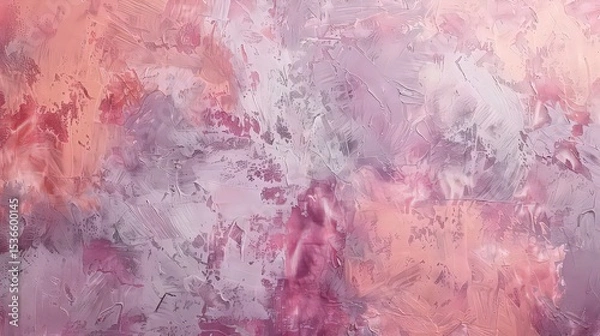 Fototapeta An elegant Venetian plaster wall texture with a soft pastel background that exudes sophistication.