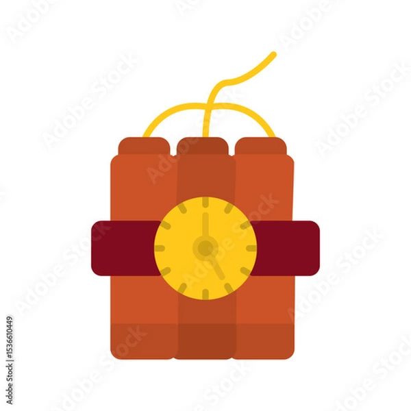 Fototapeta Dynamite Vector Icon