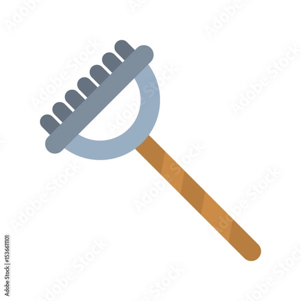 Fototapeta Rake Vector Icon