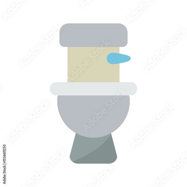 Fototapeta Toilet Vector Icon