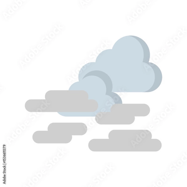 Fototapeta Fog Vector Icon