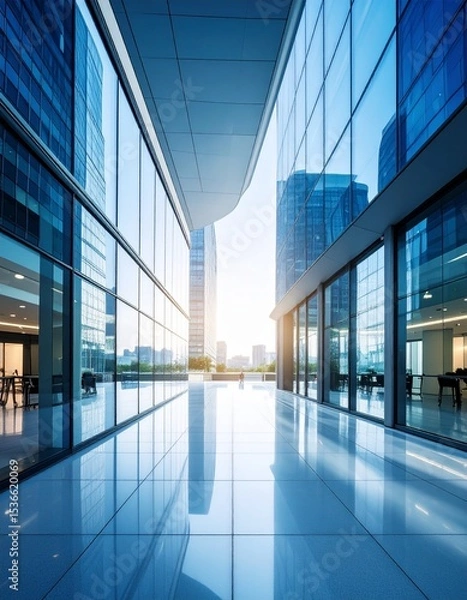 Fototapeta オフィスビルの外観
