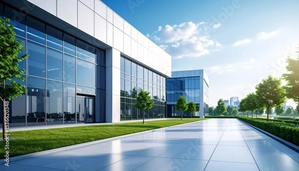 Obraz オフィスビルの外観
