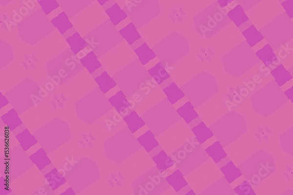 Obraz Stylish Pink Geometric Pattern