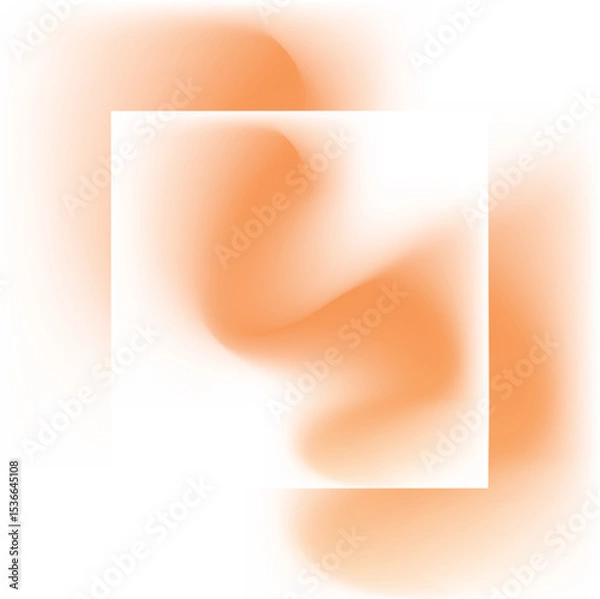Fototapeta Orange Abstract Gradient Square Composition