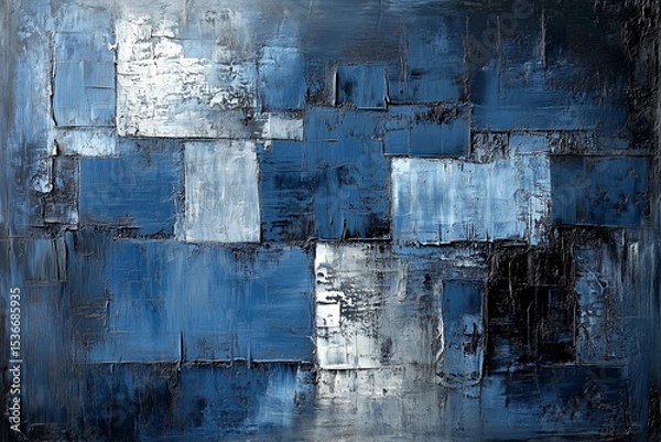 Fototapeta Beautiful an Abstract Composition with a Richly Textured Surface