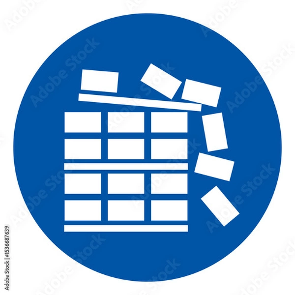 Fototapeta Stack Correctly Symbol Sign, Vector Illustration, Isolate On White Background Label.EPS10