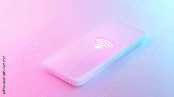 Fototapeta Wireless mobile phone