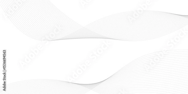 Obraz Abstract grey wavy lines background. Digital frequency track equalizer. Abstract frequency sound wave lines and technology curve lines background. Abstract background with business lines background.	