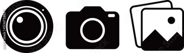 Obraz カメラ　レンズ　画像　アイコン