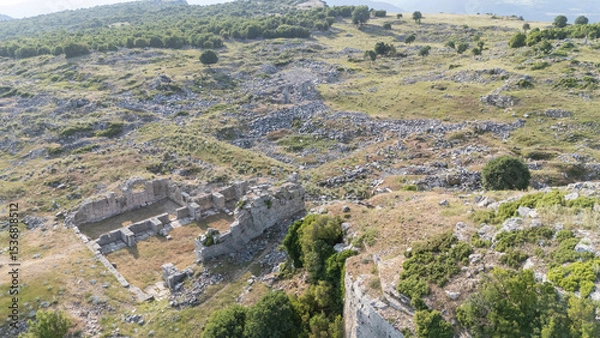 Obraz View from the Kremna Ancient City in Bucak, Burdur - Turkey.