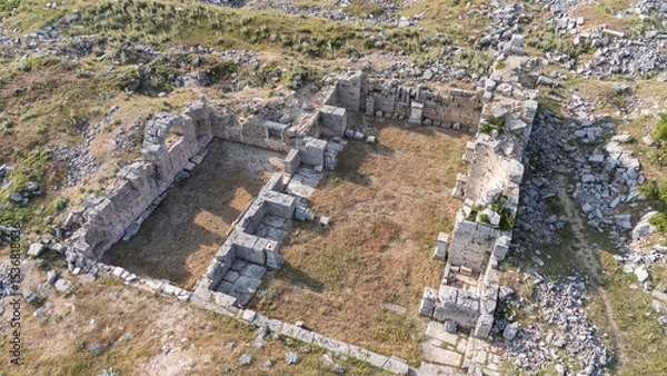 Obraz View from the Kremna Ancient City in Bucak, Burdur - Turkey.