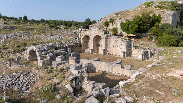 Obraz View from the Kremna Ancient City in Bucak, Burdur - Turkey.