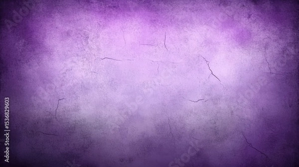 Obraz Purple textured wall with visible cracks and gradient lighting, giving an aged and rustic appearance.