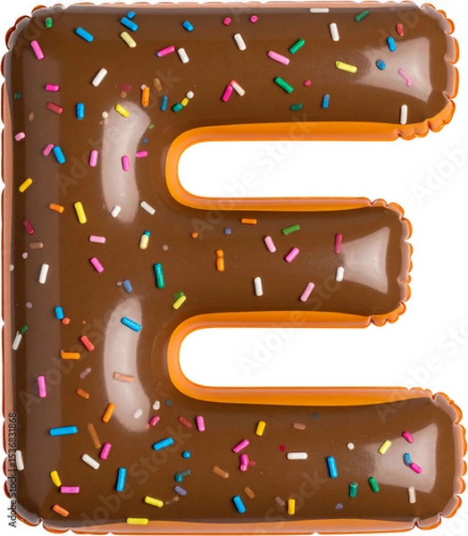 Obraz 도넛 스타일 알파벳 모양 수영장 튜브