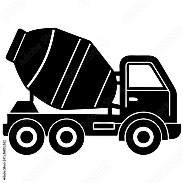 Obraz vector truck icon